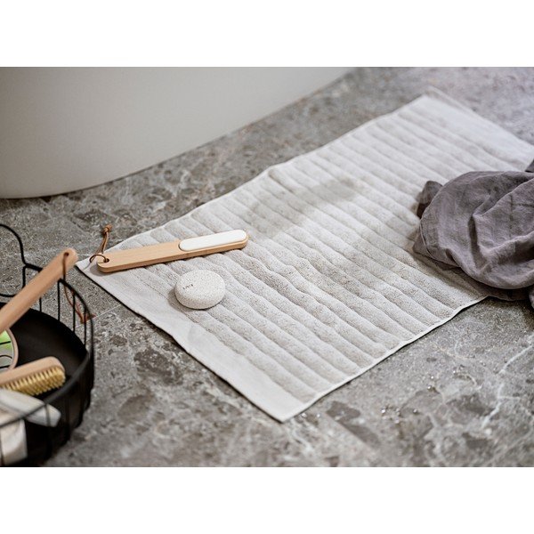 Balts vannas istabas paklājs 50x80 cm Inu – Zone-image-1
