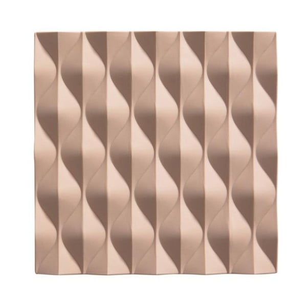 Bēšs silikona karstā katla paklājs Zone Origami Wave