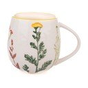 Balta porcelāna krūze 500 ml Flower Garden – Dakls