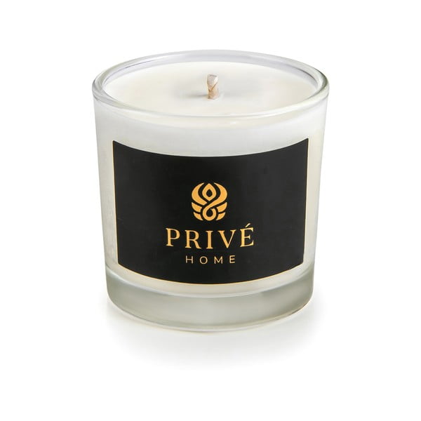 3 baltu aromātisko sveču komplekts Privé Home Delice d'Orient/Safran-Ambre Noir/Black Wood-image-2