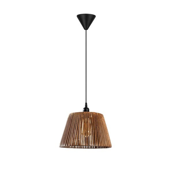 Melna/bēša piekaramā lampa ø 30 cm Cone – Opviq lights-image-2
