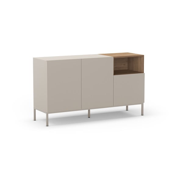 Krēmkrāsas kumode 140x80 cm Cailin – Marckeric-image-3