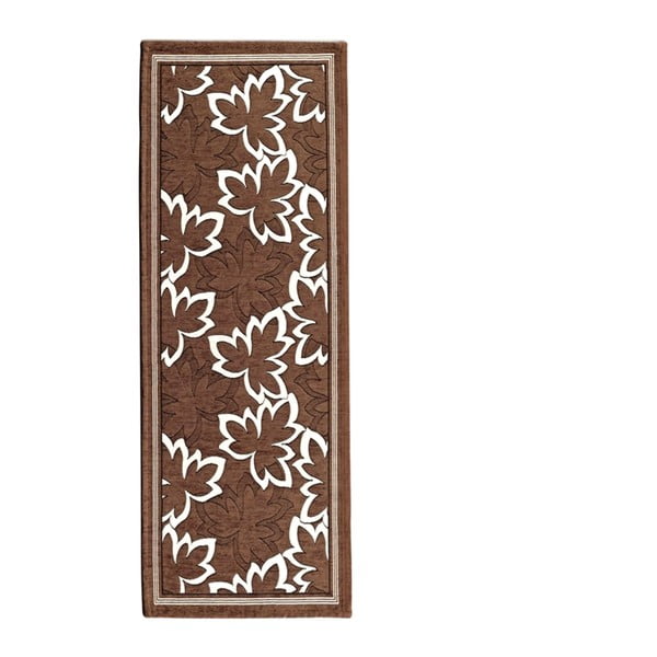 Brūns paklājs Floorita Maple, 55 x 190 cm