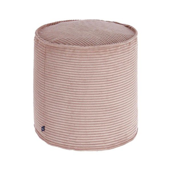 Rozā velveta pufs Wilma – Kave Home