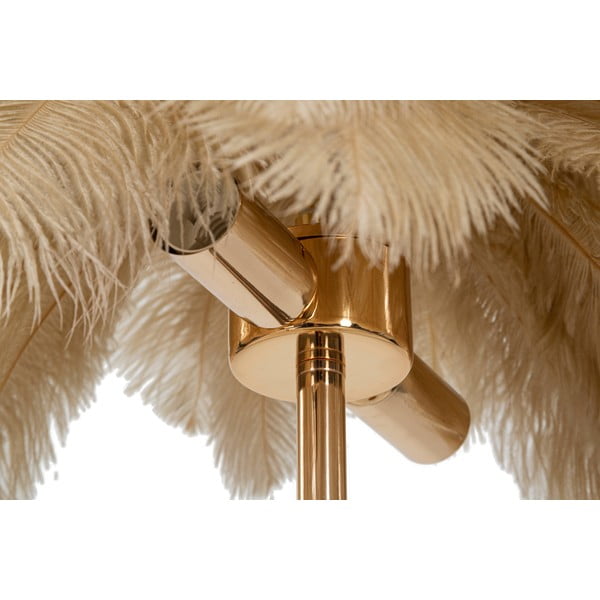 Zelta krāsas galda lampa (augstums 55 cm) Palm – Mauro Ferretti-image-2