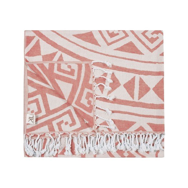 Oranžs pludmales dvielis Kate Louise Mirabelle, 165 x 100 cm-image-3