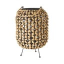 Melna/dabīga toņa galda lampa (augstums 30 cm) – Casa Selección