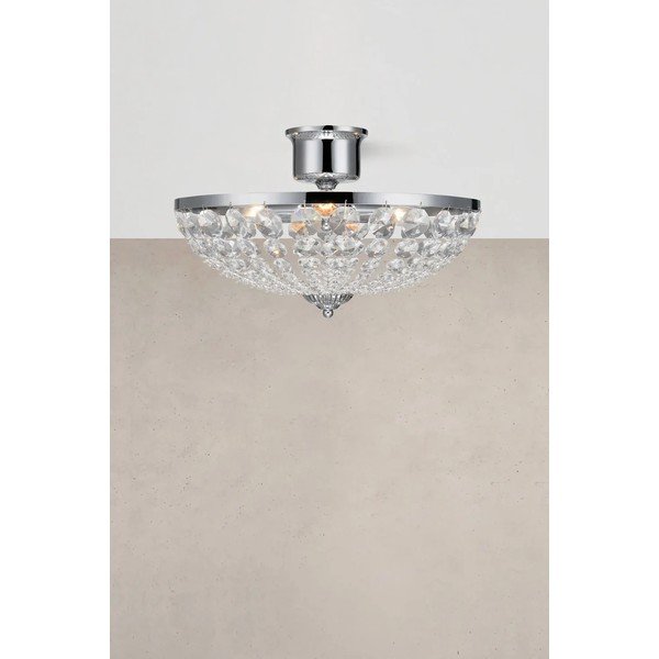 Sudraba krāsas griestu lampa Gränsö – Markslöjd-image-1