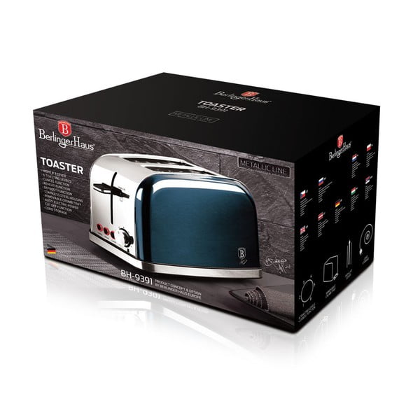 Zils tosteris Aquamarine Metallic Line – BerlingerHaus-image-3