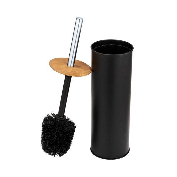 Melna tērauda tualetes birste Tortona – Wenko-image-1