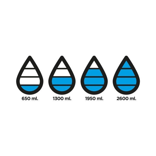 XD Design Aqualicious caurspīdīga ceļojumu pudele, 600 ml-image-2