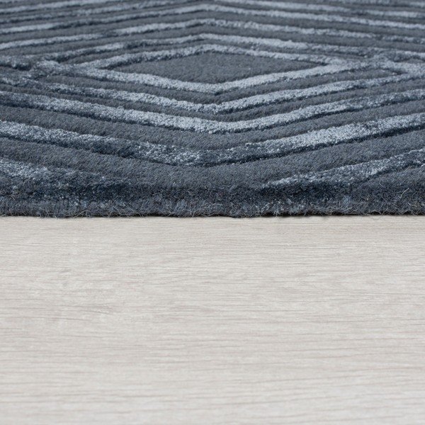 Zils vilnas paklājs Flair Rugs Diamonds, 160 x 230 cm-image-3