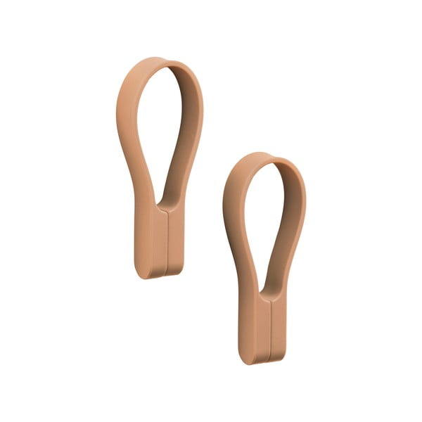 Bēši silikona dvieļu klipši (2 gab.) Loop – Zone