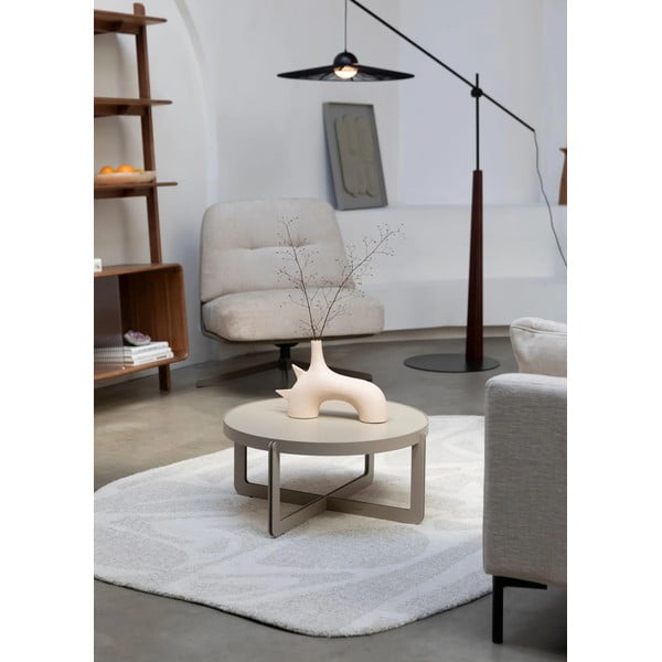 Bēšs apaļš žurnālgaldiņš ø 68 cm Centre – Zuiver-image-1