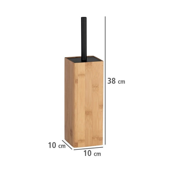 Dabīga toņa bambusa vannas istabas piederumu komplekts Padua – Wenko-image-3