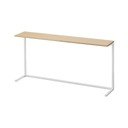 Balts/dabīga toņa koka papildu virtuves plaukts 90x18 cm Tower – YAMAZAKI