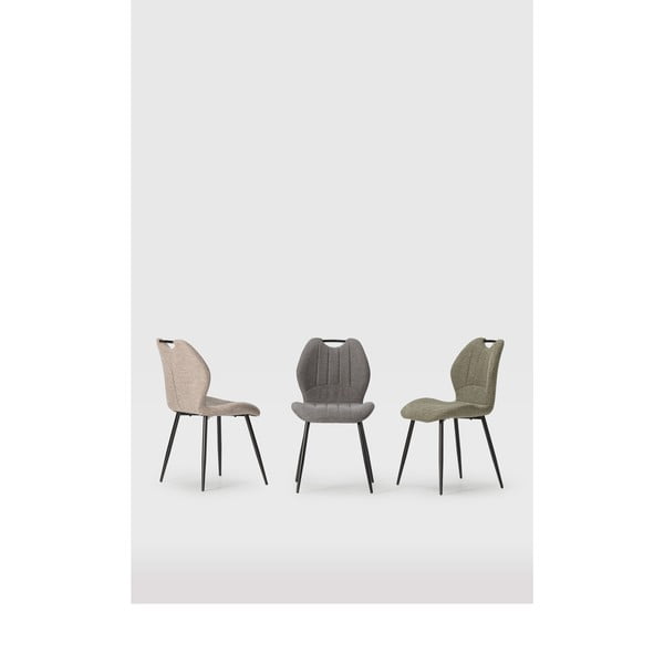 Pelēki pusdienu krēsli (4 gab.) Muli – Marckeric-image-1