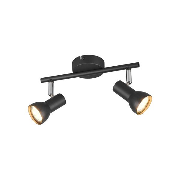 Melna prožektora tipa lampa ø 8 cm Cantar – Reality-image-3