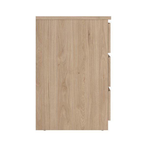 Dabīga toņa kumode ar ozolkoka imitāciju 77x76x50 cm Naia – Tvilum-image-4