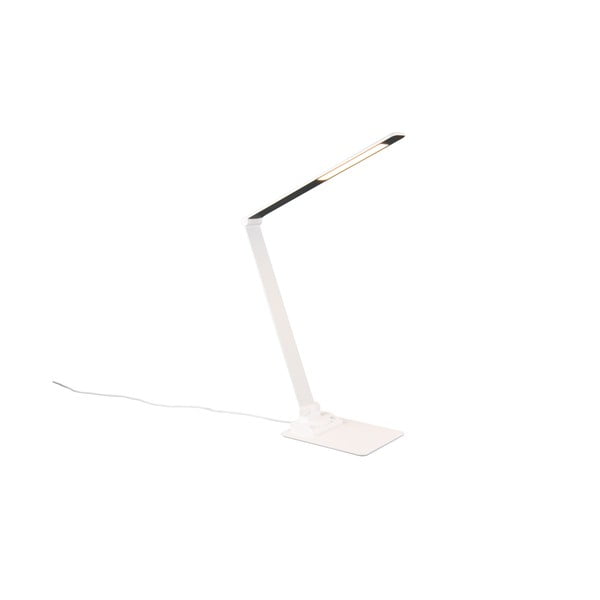 Balta LED galda lampa ar regulējamu spilgtumu (augstums 72 cm) Travis – Trio