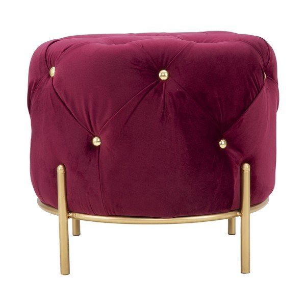 Mauro Ferretti Glam bordo sarkans taburete, ø 45 cm-image-3