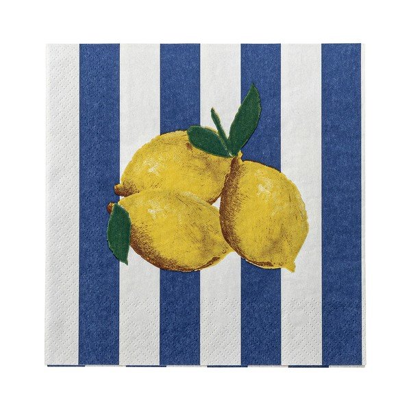 Papīra salvetes (20 gab.) 33x33 cm Limone – Bloomingville
