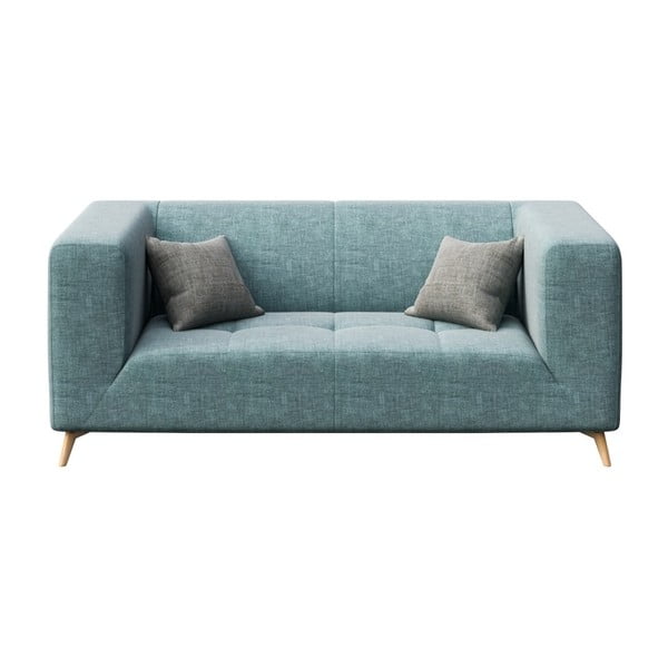 Gaiši zils dīvāns MESONICA Toro, 187 cm