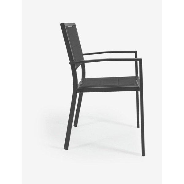 Pelēks alumīnija āra krēsls Kave Home Sirley-image-1