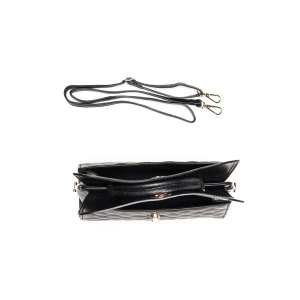 Luisa Vanini ādas rokassoma 2069 Nero-image-3