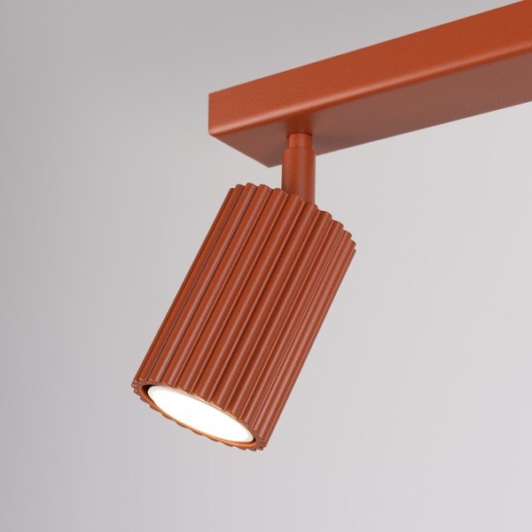 Ķieģeļu sarkana prožektora tipa lampa 6,5x30 cm Gleam – Sollux-image-1