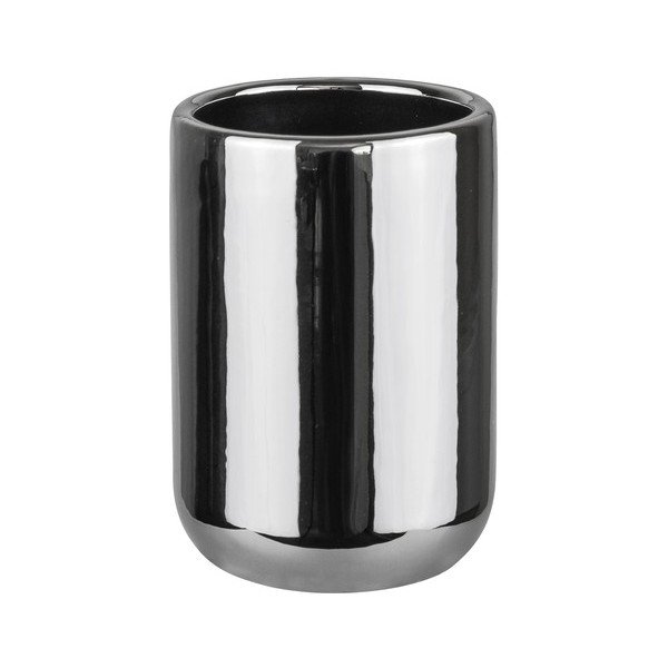 Sudraba krāsas keramikas trauks zobu birstei Lotus – Mette Ditmer Denmark