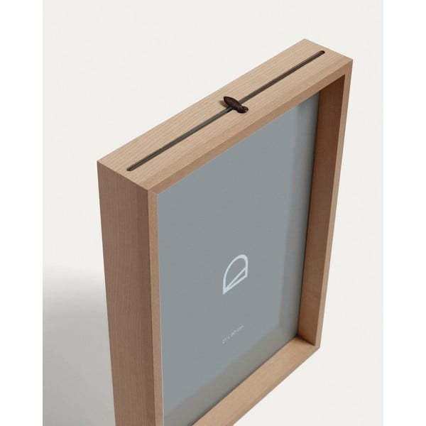 Dabīga toņa stāvošs foto rāmis 22,5x31,5 cm Flavina – Kave Home-image-2