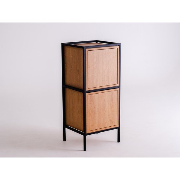 Melns ozolkoka imitācijas skapis 45x102 cm Skap – CustomForm-image-2