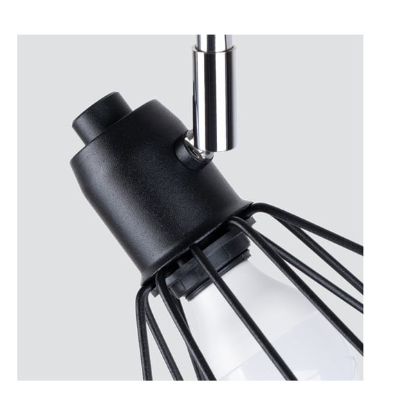 Melna griestu lampa ø 10 cm Varpu – Sollux-image-2