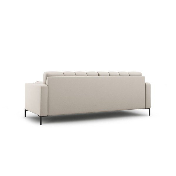 Bēšs salokāms dīvāns ar uzglabāšanas vietu 222 cm Bali – Cosmopolitan Design-image-4