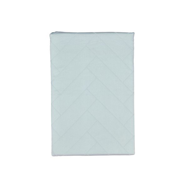 Gaiši zila vienguļamā damasta gultas veļa 140x220 cm Tiles – Södahl-image-4