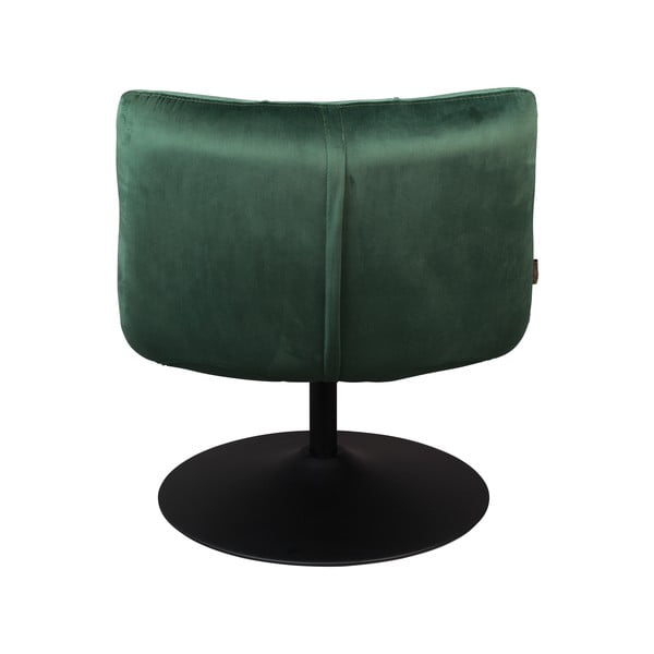 Zaļš samta atpūtas krēsls Dutchbone Bar-image-4