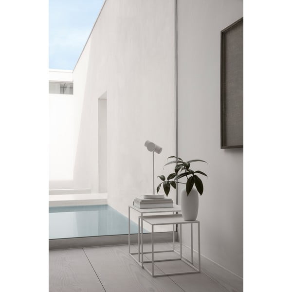 Balta keramikas vāze Blomus, augstums 25 cm-image-4