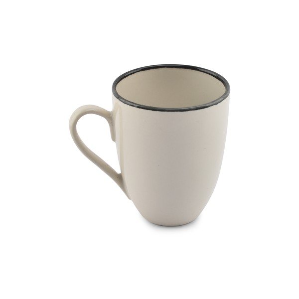 Melna/krēmkrāsas akmensmasas krūze 350 ml Gravel – ONA-image-1