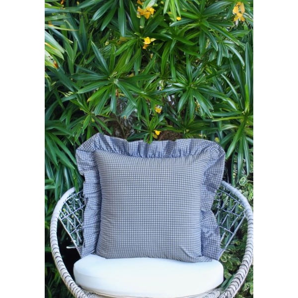 Kokvilnas spilvendrāna 45x45 cm Ruffled – Mila Home-image-1