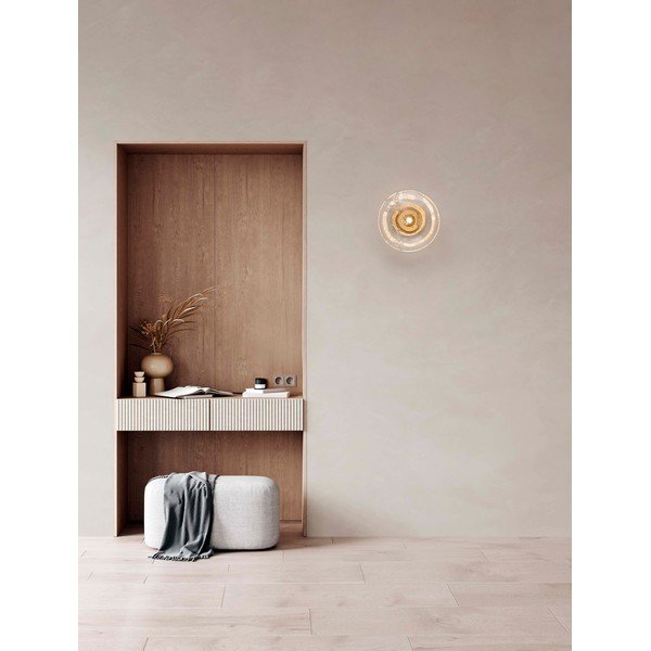 Misiņa krāsas metāla sienas lampa King – Nova Luce-image-1