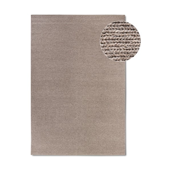 Gaiši brūns ar rokām darināts vilnas paklājs 60x90 cm Francois – Villeroy&Boch