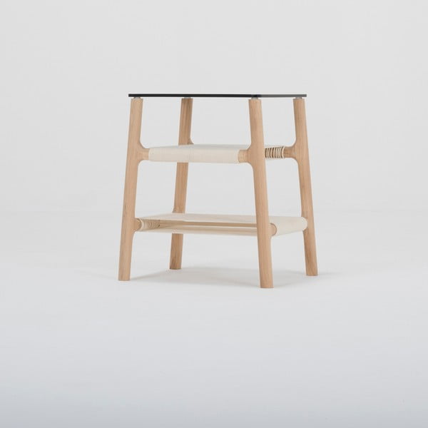 Sānu galdiņš no ozola masīvkoka Gazzda Fawn-image-4