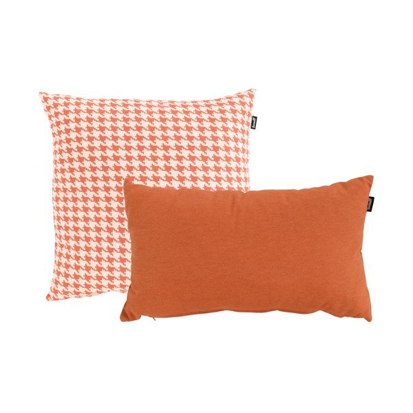 Oranži balts āra spilvens Hartman Poule, 50 x 50 cm-image-2