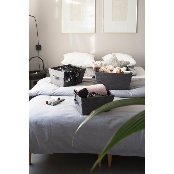 Uzglabāšanas tekstila uzglabāšanas grozs 34,5x45x25 cm Soft Storage – Bigso Box of Sweden-image-1