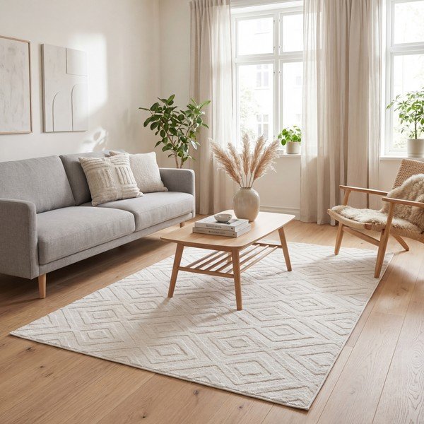 Krēmkrāsas paklājs 80x150 cm Estilo – Universal-image-1