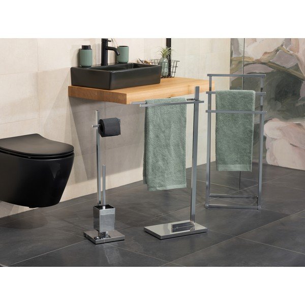 Tualetes papīra turētājs ar tualetes birsti Wenko Quadro-image-3