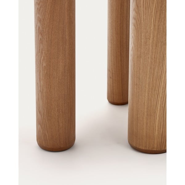 Ēdamgalds ar oškoka imitāciju 105x220 cm Mailen – Kave Home-image-4