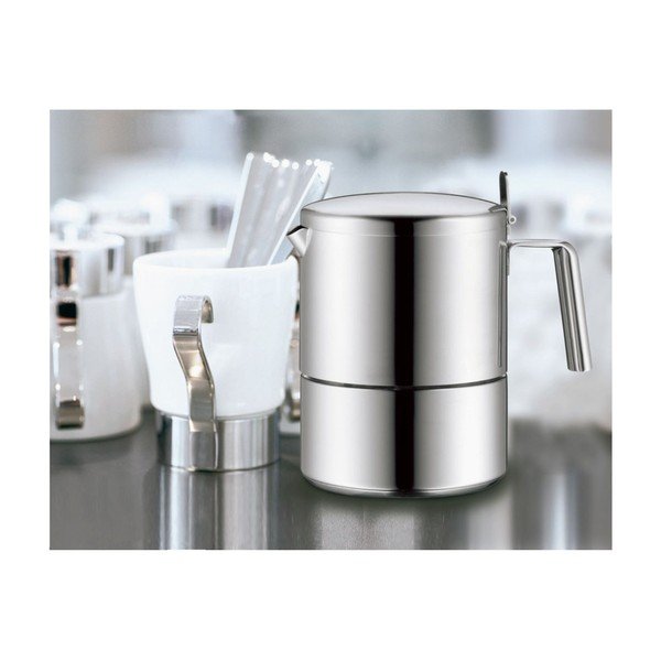 Apaļš nerūsējošā tērauda kafijas automāts Cromargan® WMF Kult-image-2