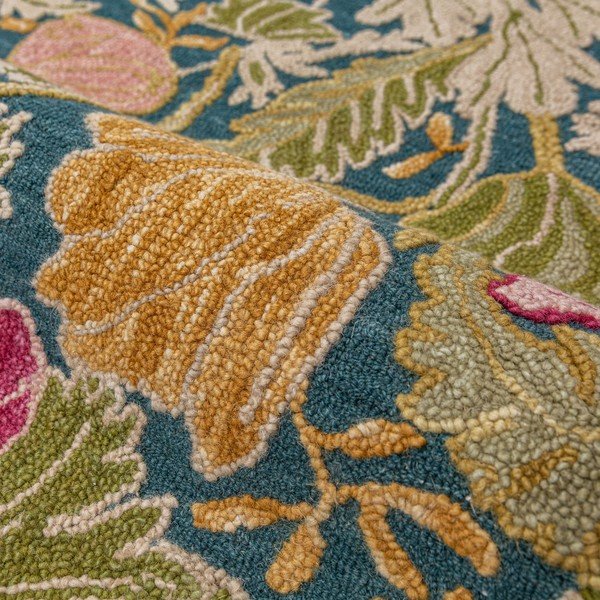 Ar rokām darināts vilnas paklājs 200x290 cm Daphne Shaped Floral – Flair Rugs-image-4